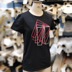 A black English National Ballet t-shirt on a manikin